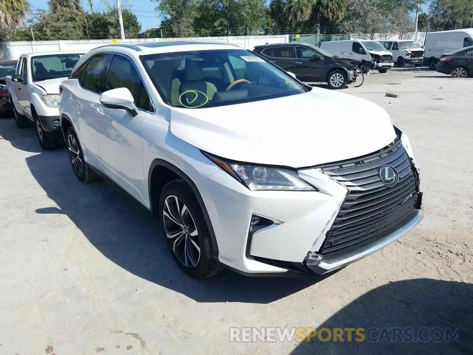 1 Photograph of a damaged car 2T2ZZMCA7KC130273 LEXUS RX350 2019