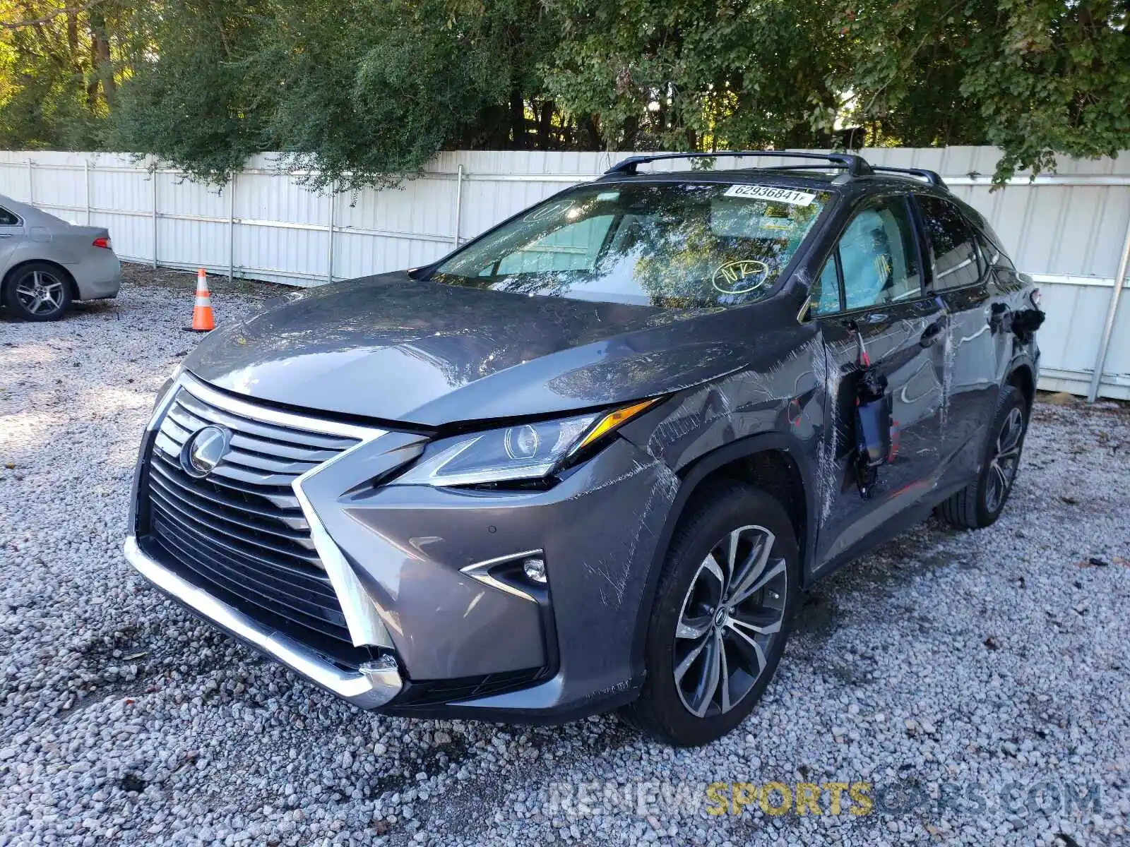 2 Photograph of a damaged car 2T2ZZMCA7KC134520 LEXUS RX350 2019