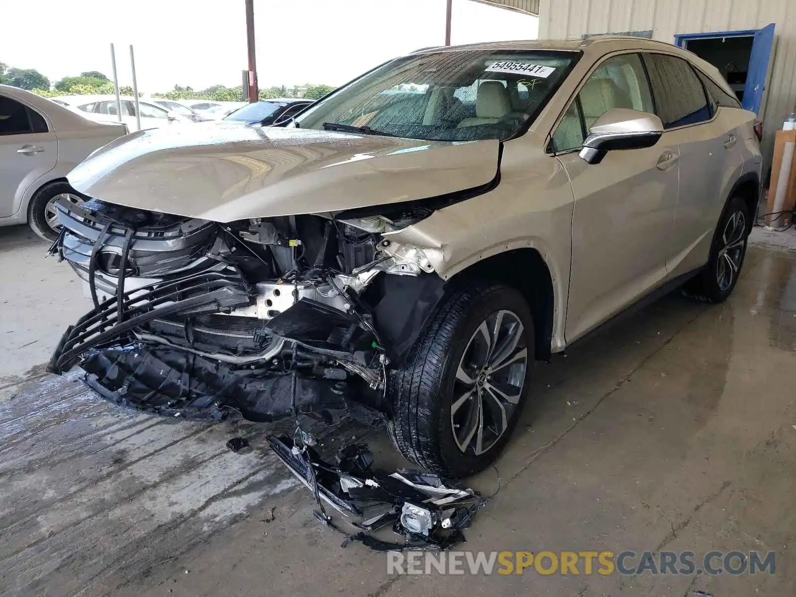 2 Photograph of a damaged car 2T2ZZMCA7KC135330 LEXUS RX350 2019