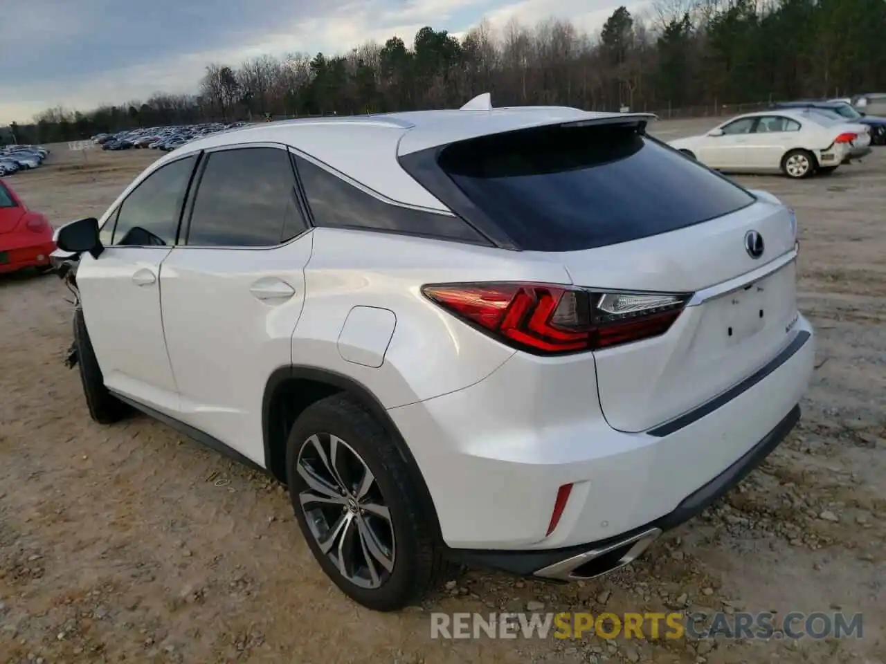 3 Photograph of a damaged car 2T2ZZMCA7KC136607 LEXUS RX350 2019