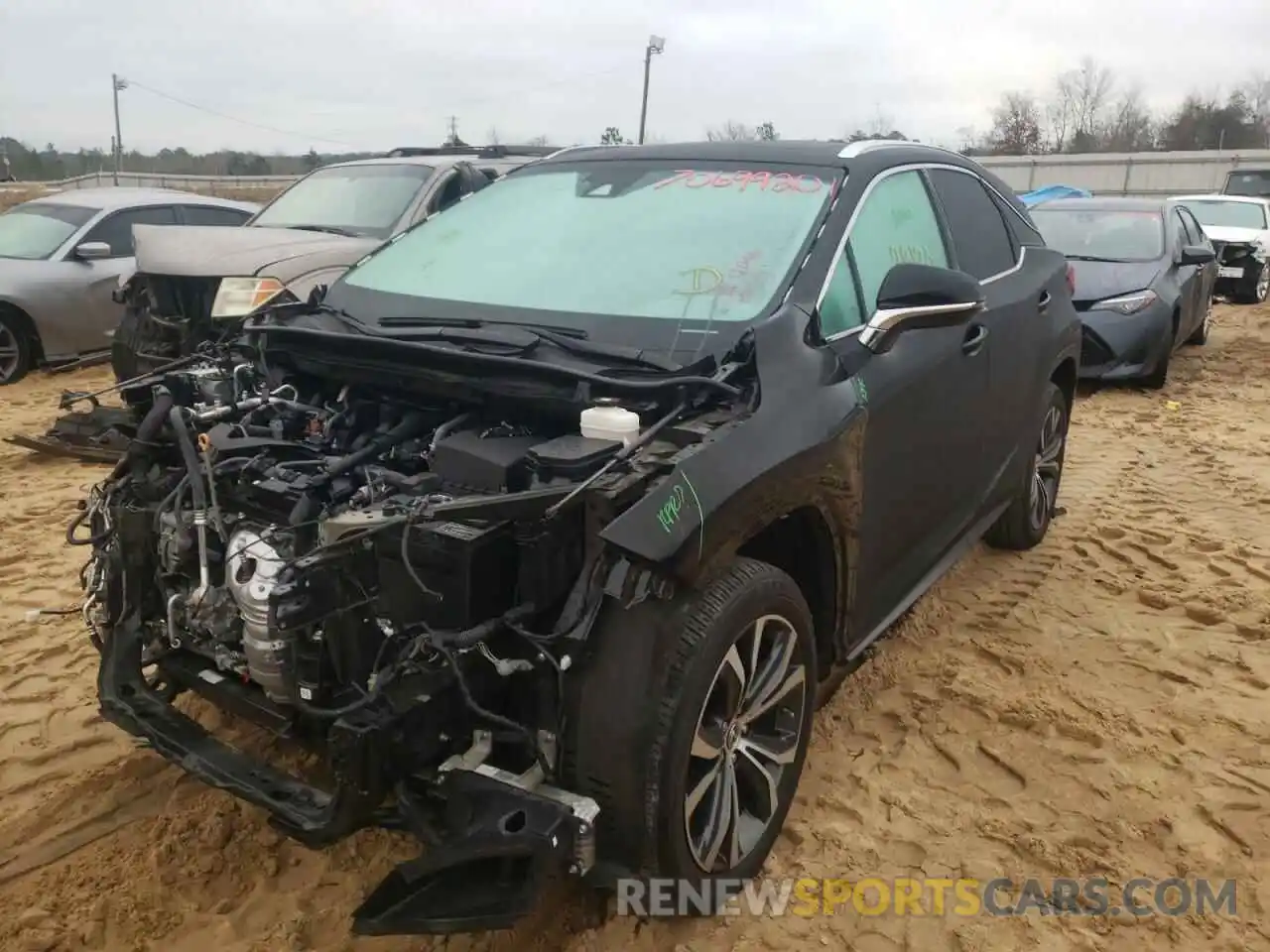 2 Photograph of a damaged car 2T2ZZMCA7KC142682 LEXUS RX350 2019