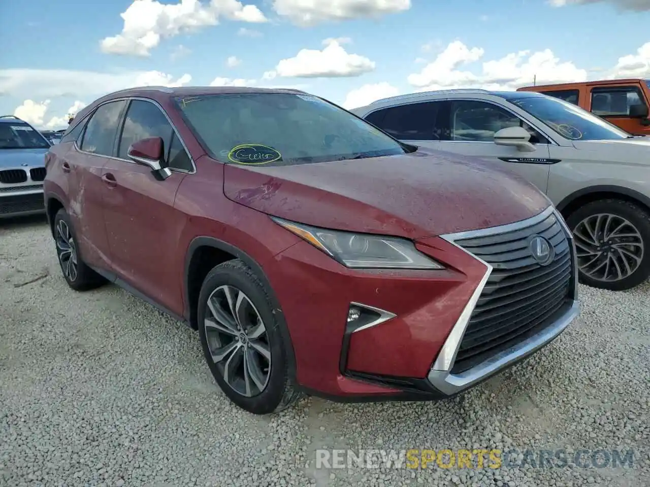 1 Photograph of a damaged car 2T2ZZMCA7KC145176 LEXUS RX350 2019