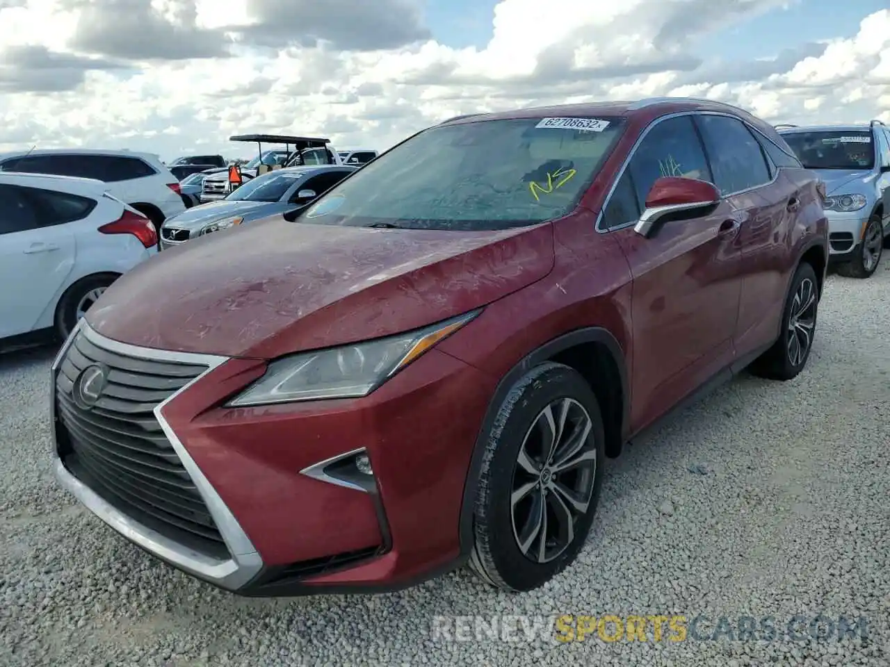 2 Photograph of a damaged car 2T2ZZMCA7KC145176 LEXUS RX350 2019