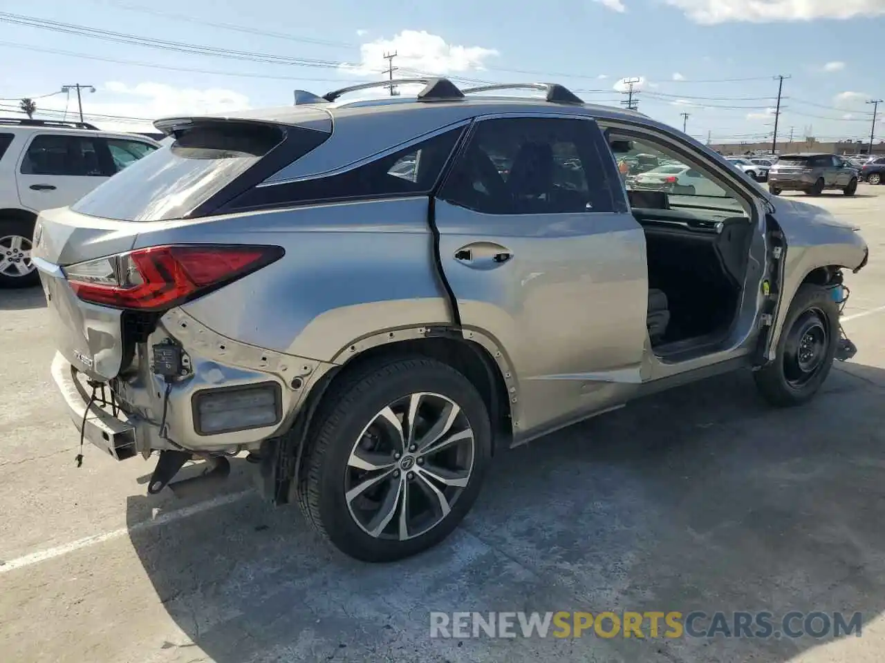 3 Photograph of a damaged car 2T2ZZMCA8KC119802 LEXUS RX350 2019