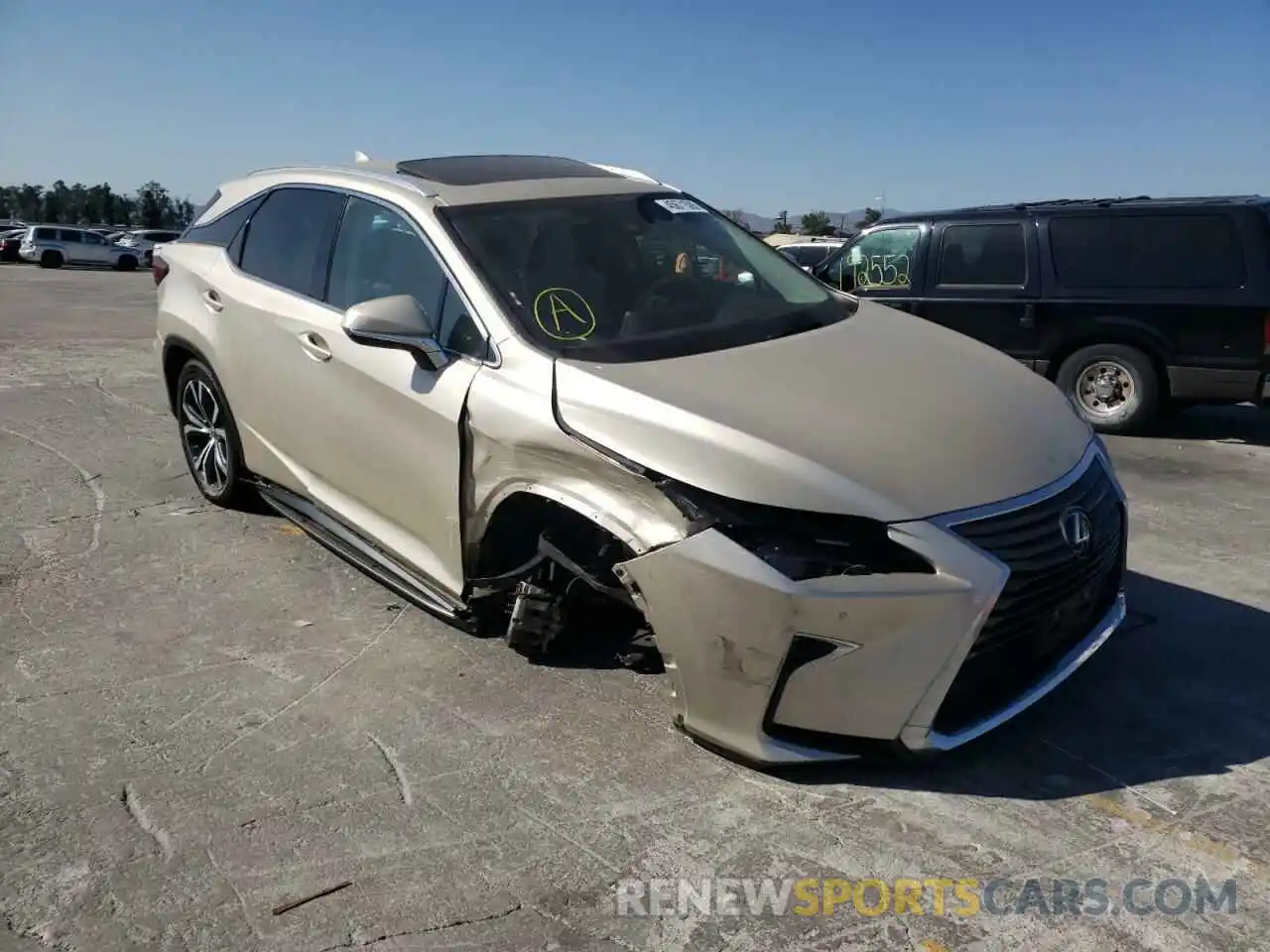 1 Photograph of a damaged car 2T2ZZMCA8KC120285 LEXUS RX350 2019