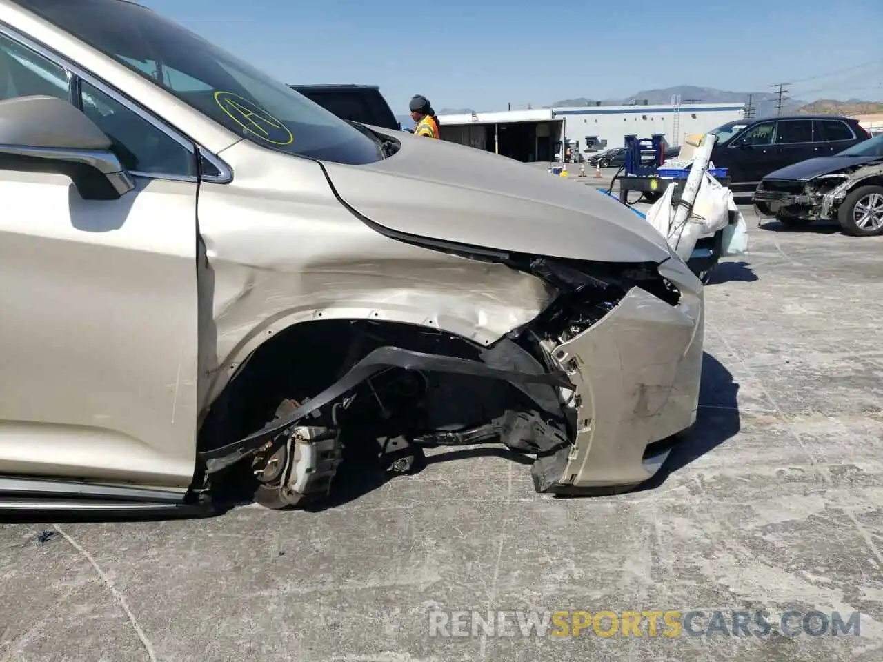 9 Photograph of a damaged car 2T2ZZMCA8KC120285 LEXUS RX350 2019