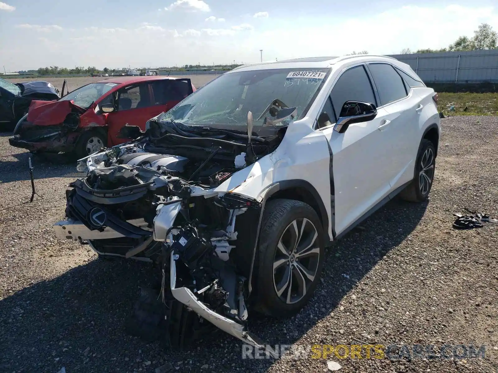 2 Photograph of a damaged car 2T2ZZMCA8KC127379 LEXUS RX350 2019