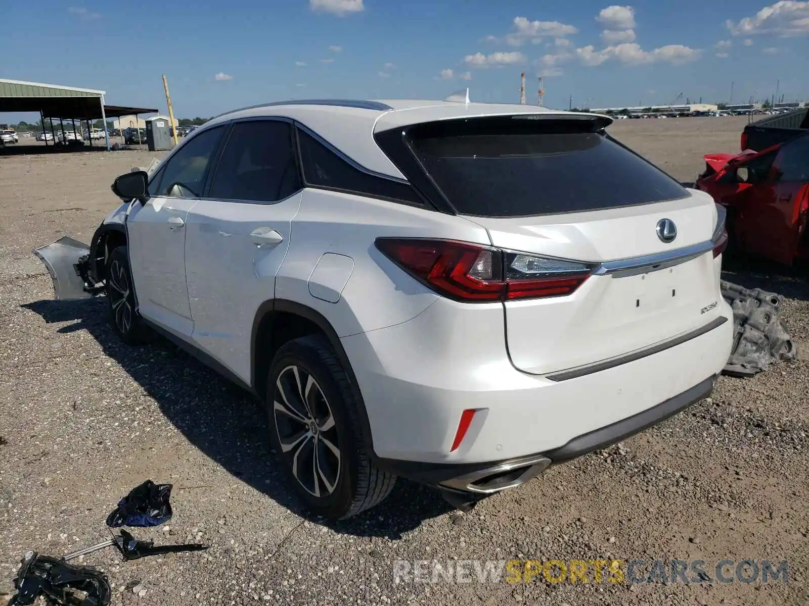 3 Photograph of a damaged car 2T2ZZMCA8KC127379 LEXUS RX350 2019