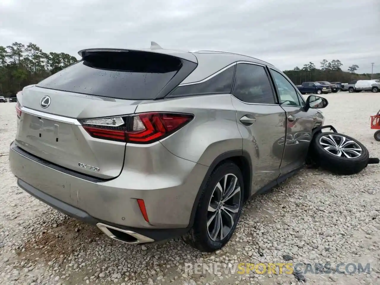 4 Photograph of a damaged car 2T2ZZMCA8KC128998 LEXUS RX350 2019