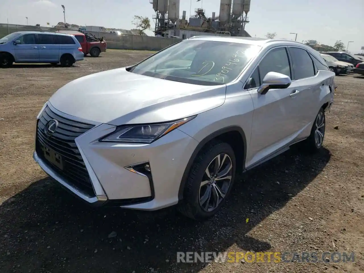 2 Photograph of a damaged car 2T2ZZMCA8KC129472 LEXUS RX350 2019