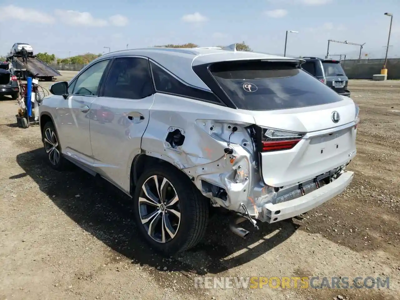 3 Photograph of a damaged car 2T2ZZMCA8KC129472 LEXUS RX350 2019