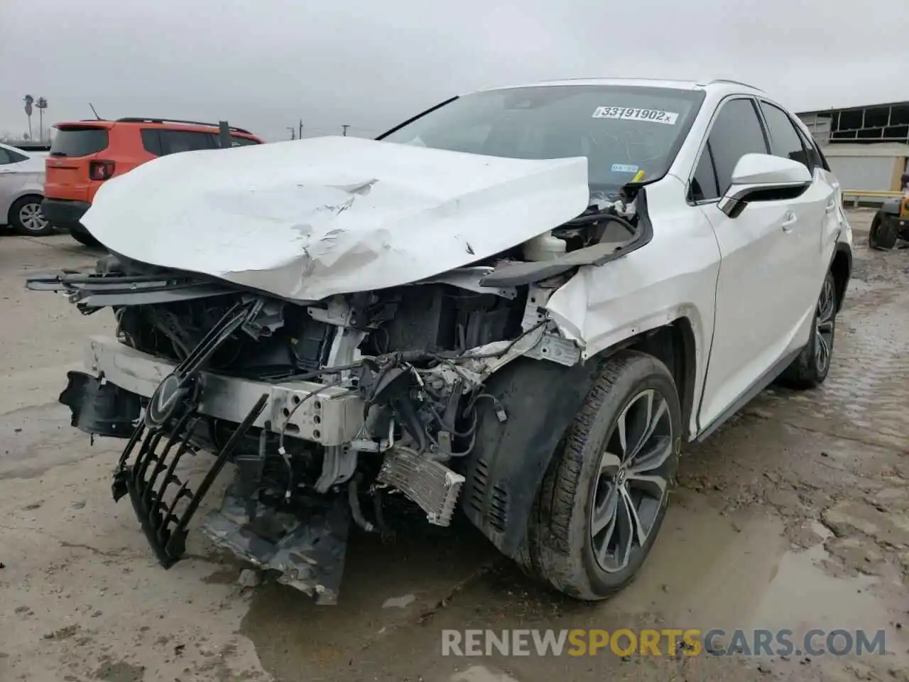 2 Photograph of a damaged car 2T2ZZMCA8KC135305 LEXUS RX350 2019