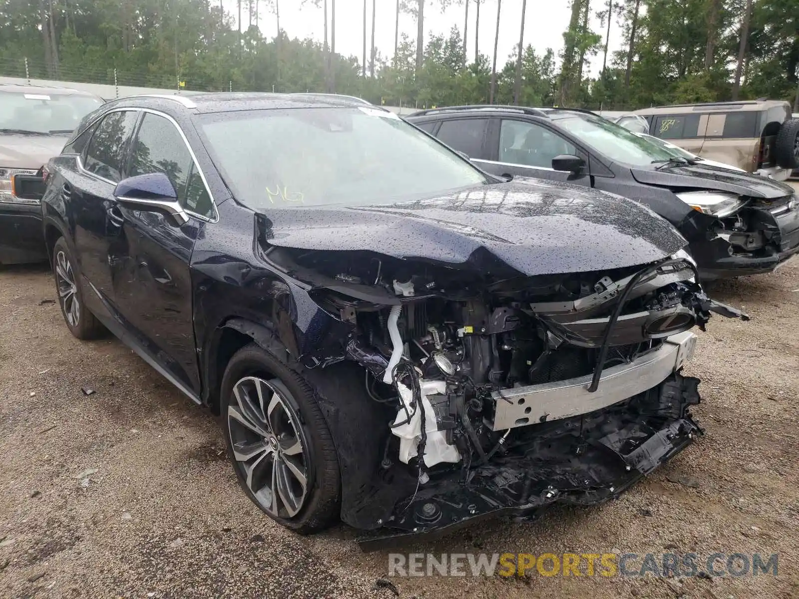 1 Photograph of a damaged car 2T2ZZMCA8KC136681 LEXUS RX350 2019