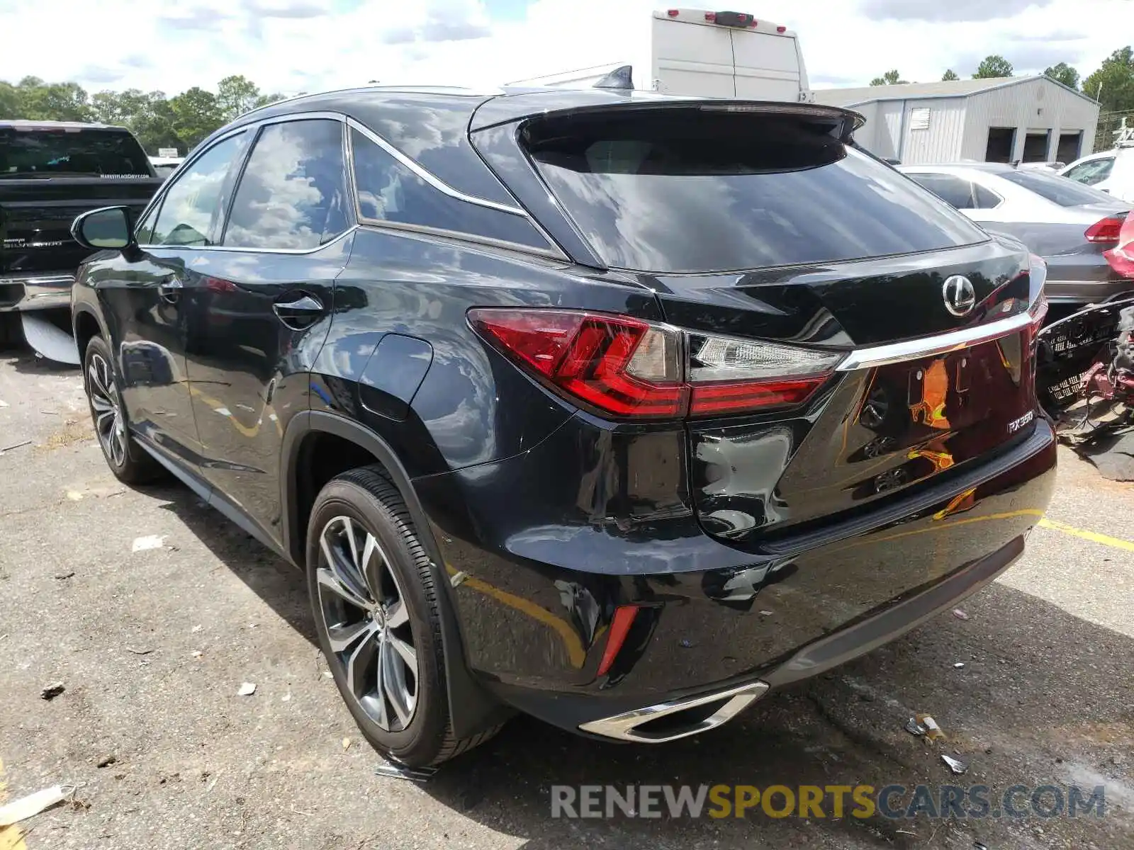 3 Photograph of a damaged car 2T2ZZMCA8KC136700 LEXUS RX350 2019