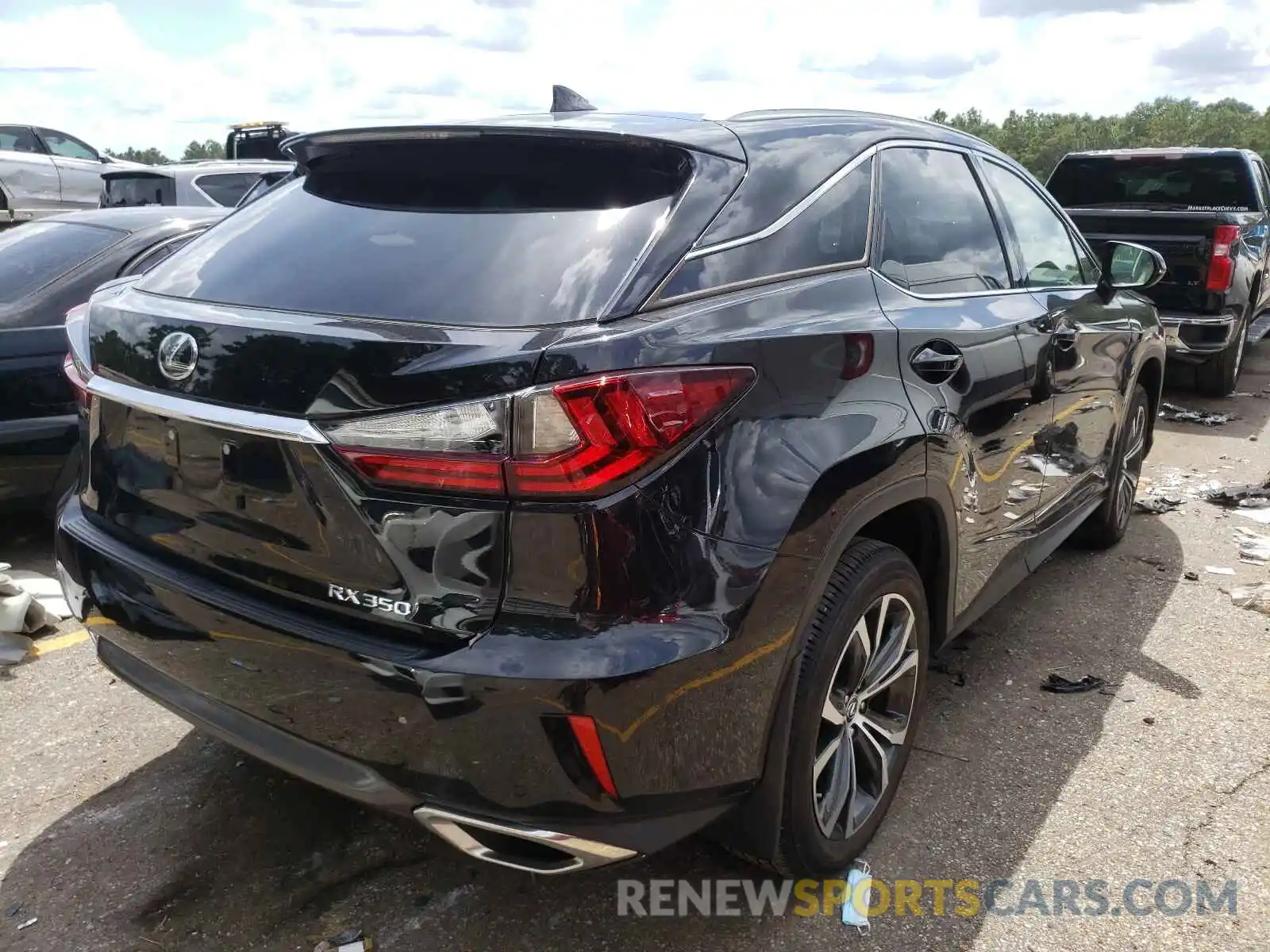 4 Фотография поврежденного автомобиля 2T2ZZMCA8KC136700 LEXUS RX350 2019