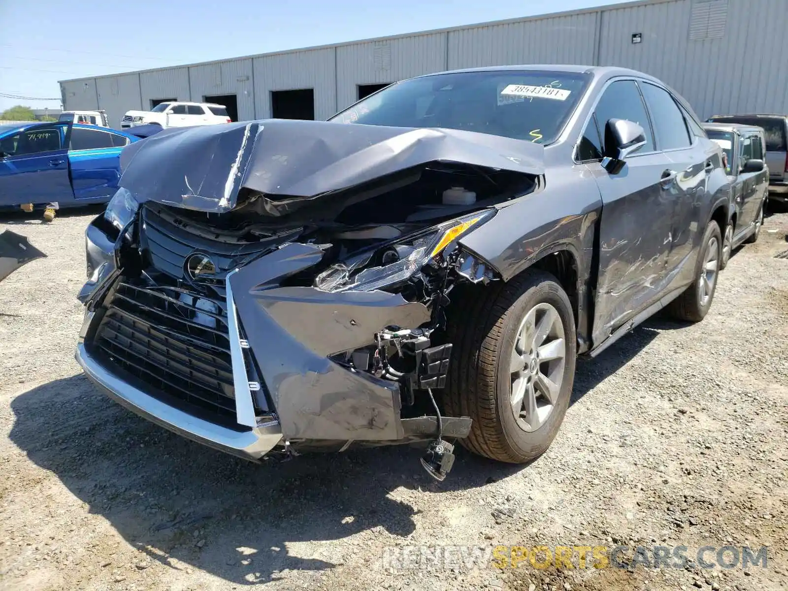 2 Photograph of a damaged car 2T2ZZMCA8KC138205 LEXUS RX350 2019