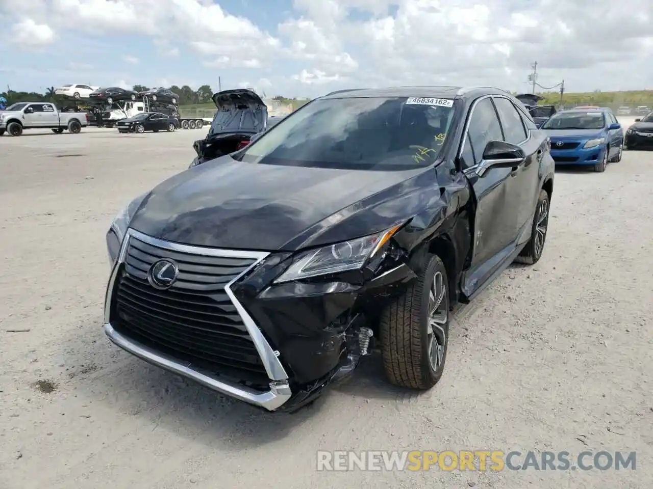 2 Photograph of a damaged car 2T2ZZMCA8KC139418 LEXUS RX350 2019