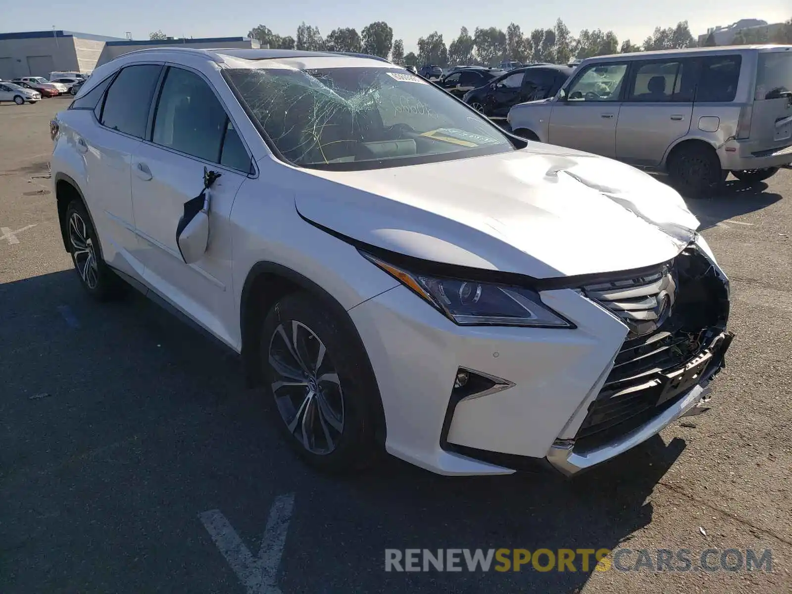 1 Photograph of a damaged car 2T2ZZMCA8KC143016 LEXUS RX350 2019