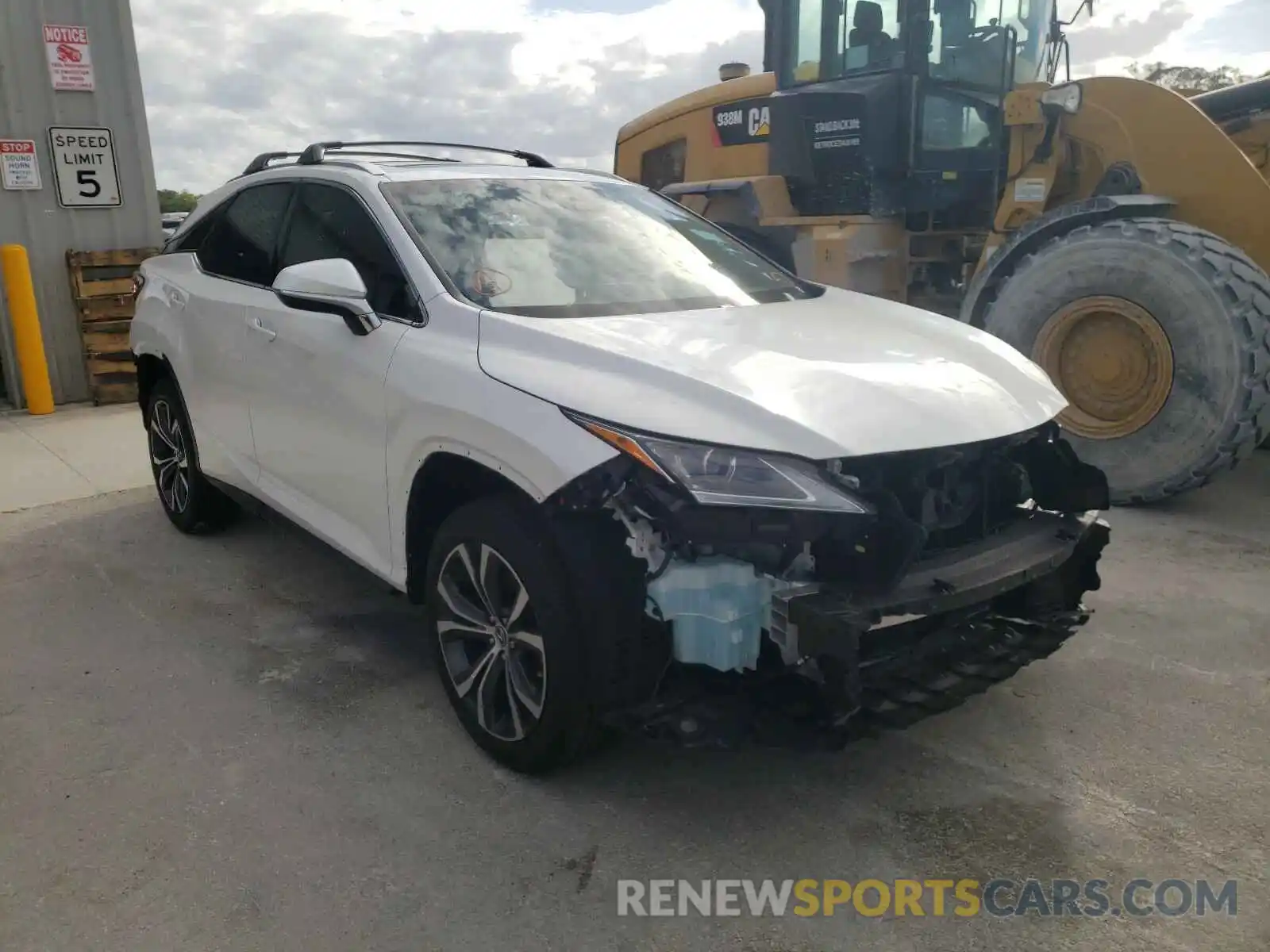 1 Photograph of a damaged car 2T2ZZMCA8KC144604 LEXUS RX350 2019