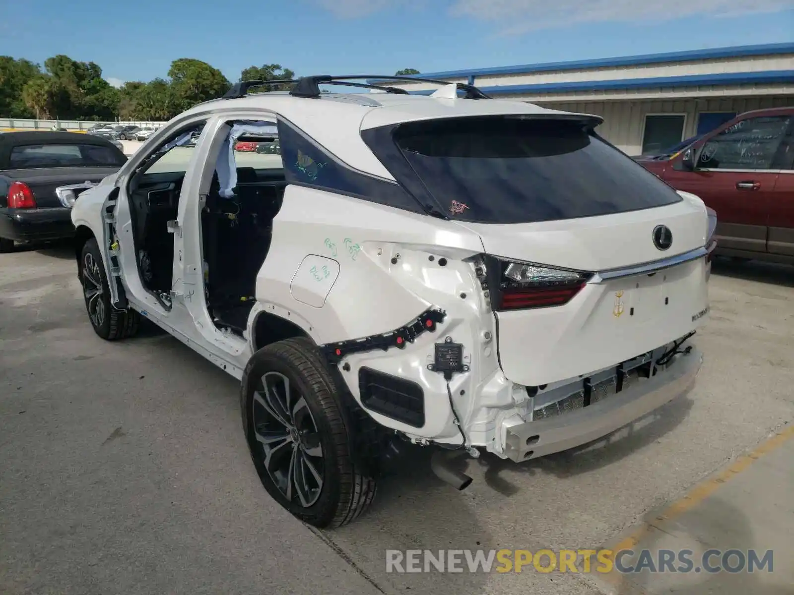 3 Photograph of a damaged car 2T2ZZMCA8KC144604 LEXUS RX350 2019