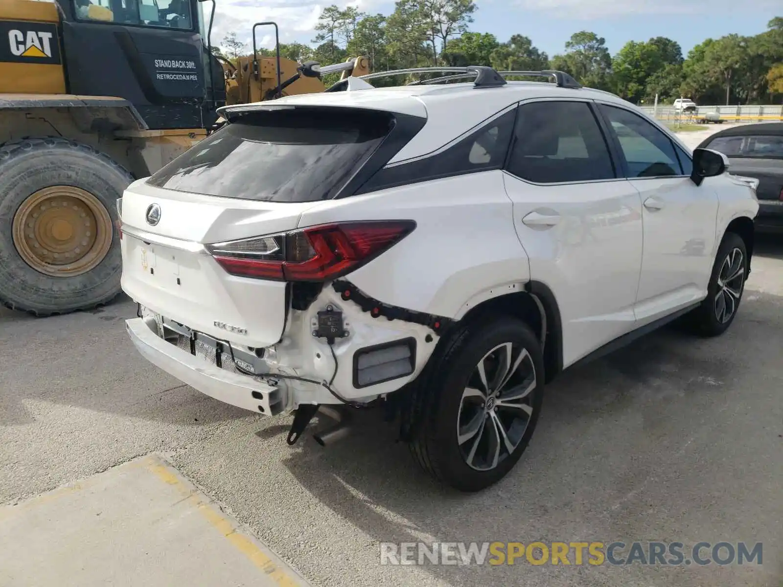 4 Photograph of a damaged car 2T2ZZMCA8KC144604 LEXUS RX350 2019