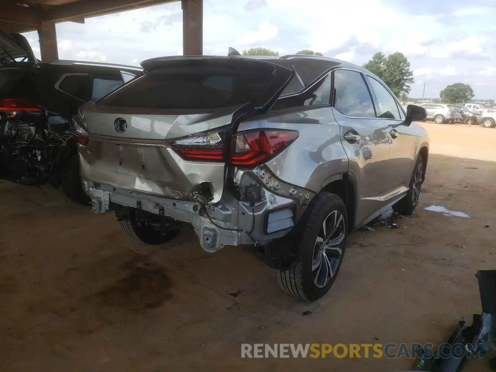 4 Photograph of a damaged car 2T2ZZMCA8KC148782 LEXUS RX350 2019