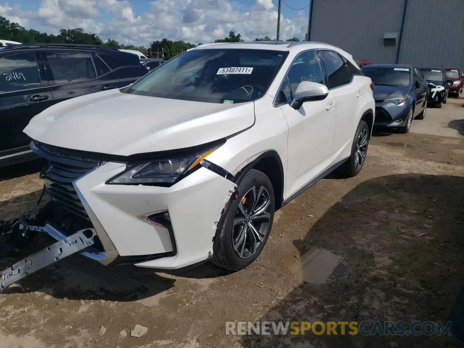 2 Photograph of a damaged car 2T2ZZMCA8KC150824 LEXUS RX350 2019