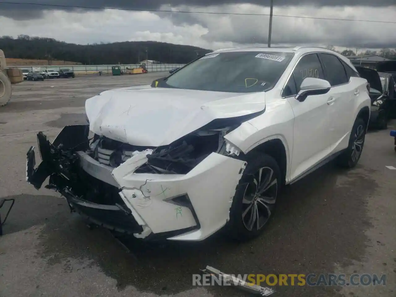 2 Photograph of a damaged car 2T2ZZMCA9KC118738 LEXUS RX350 2019