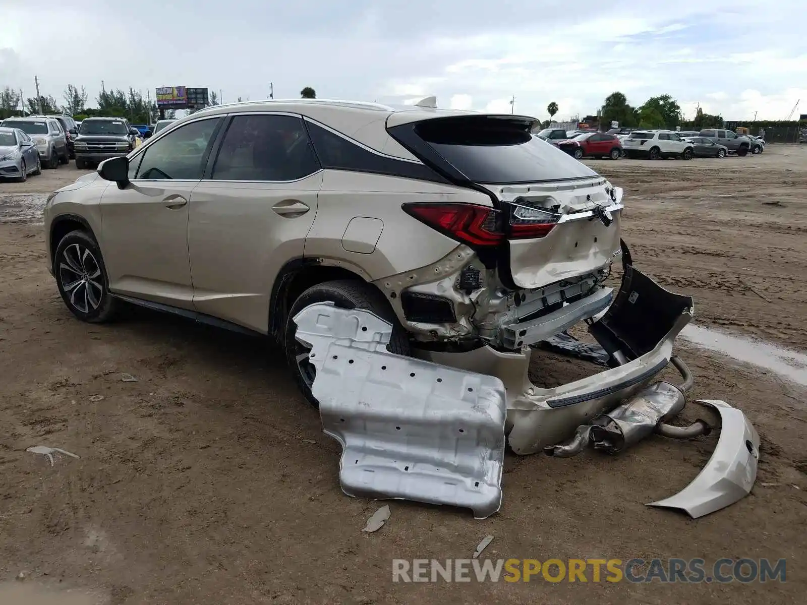 3 Фотография поврежденного автомобиля 2T2ZZMCA9KC124524 LEXUS RX350 2019