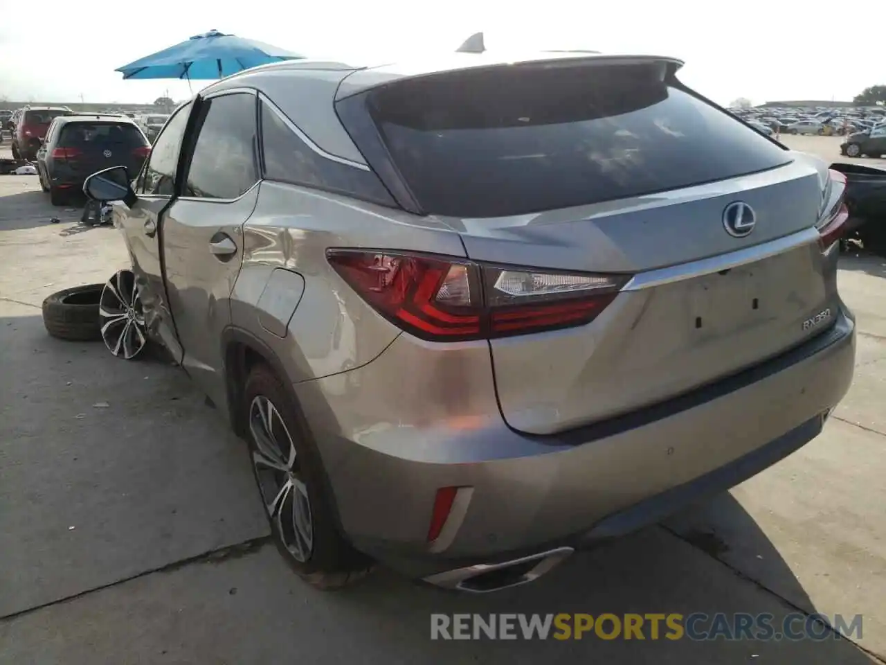 3 Photograph of a damaged car 2T2ZZMCA9KC126189 LEXUS RX350 2019