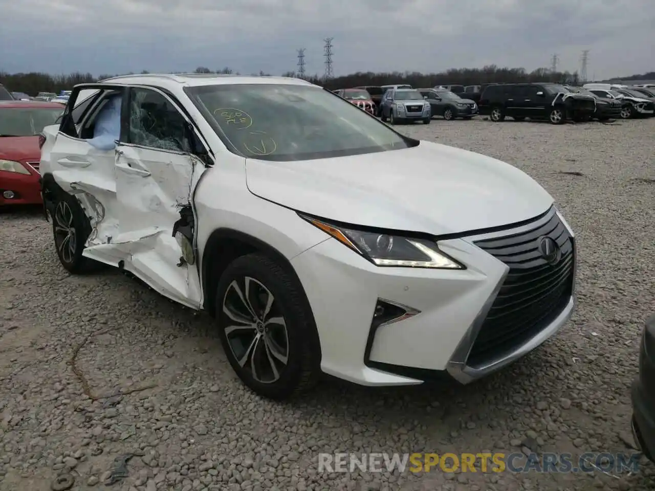 1 Photograph of a damaged car 2T2ZZMCA9KC127150 LEXUS RX350 2019