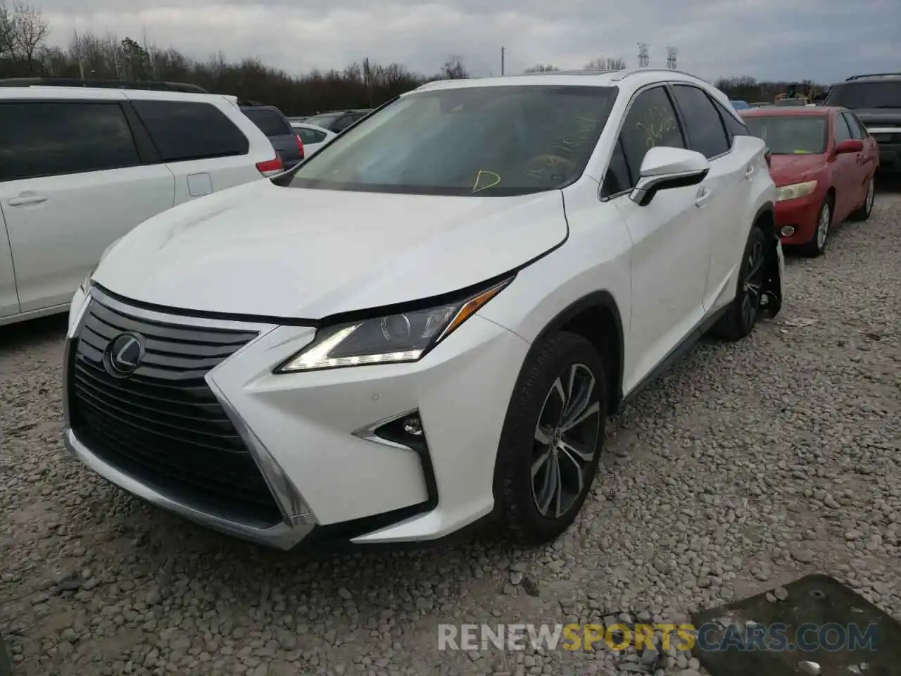 2 Photograph of a damaged car 2T2ZZMCA9KC127150 LEXUS RX350 2019