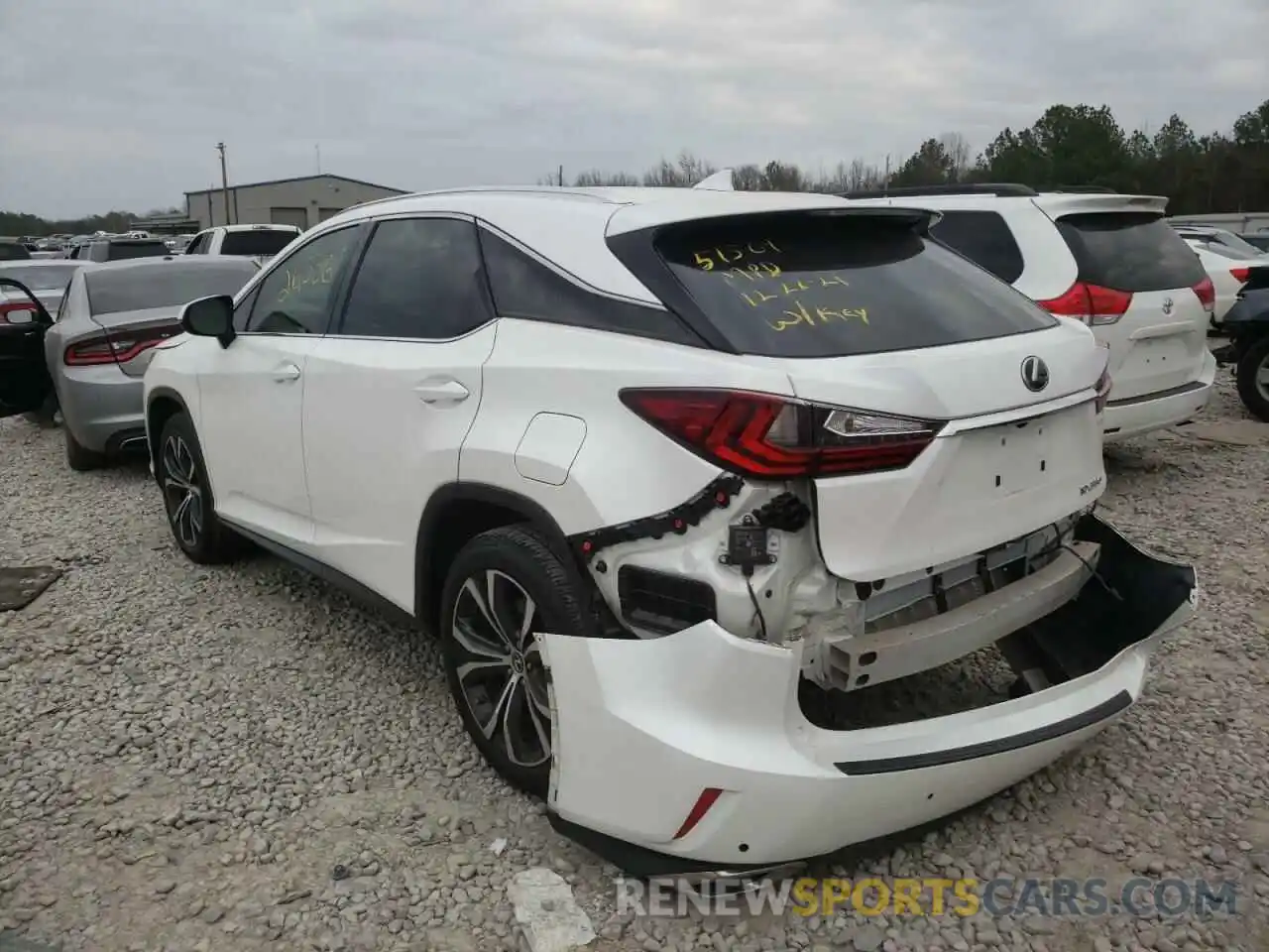 3 Photograph of a damaged car 2T2ZZMCA9KC127150 LEXUS RX350 2019