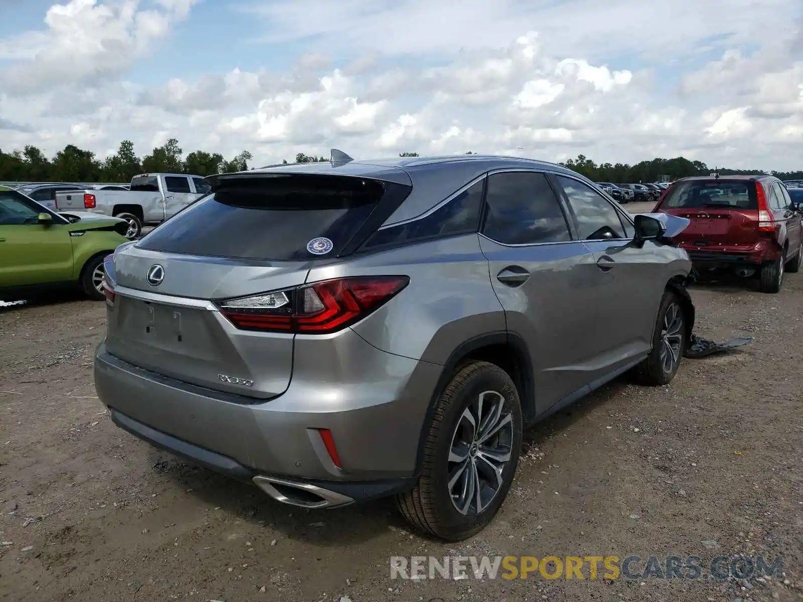 4 Photograph of a damaged car 2T2ZZMCA9KC128699 LEXUS RX350 2019