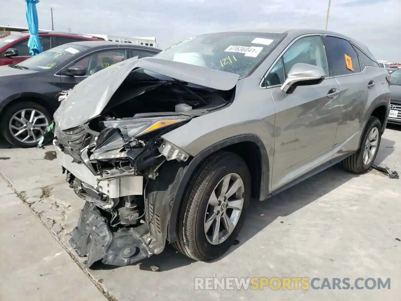 2 Photograph of a damaged car 2T2ZZMCA9KC134504 LEXUS RX350 2019