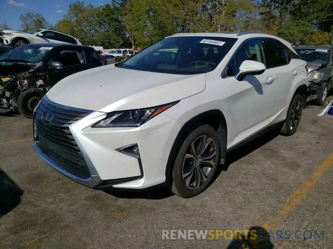 2 Photograph of a damaged car 2T2ZZMCA9KC137161 LEXUS RX350 2019