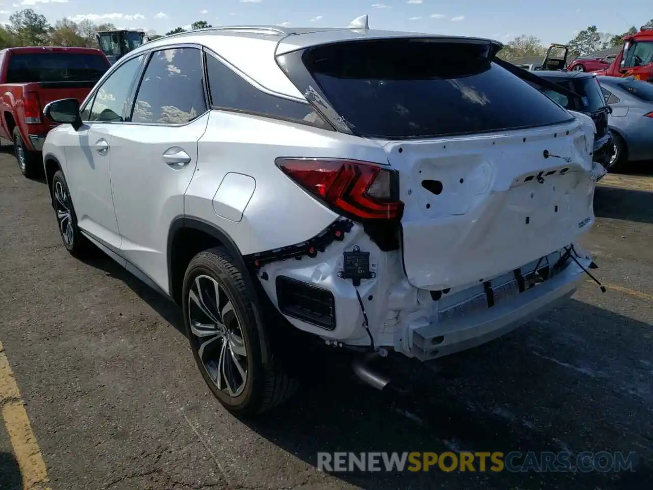 3 Photograph of a damaged car 2T2ZZMCA9KC137161 LEXUS RX350 2019