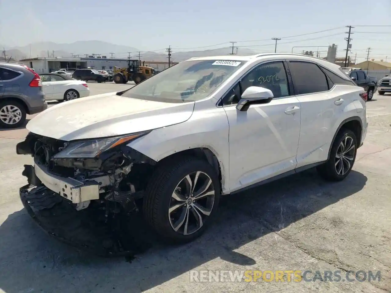 2 Photograph of a damaged car 2T2ZZMCA9KC143073 LEXUS RX350 2019