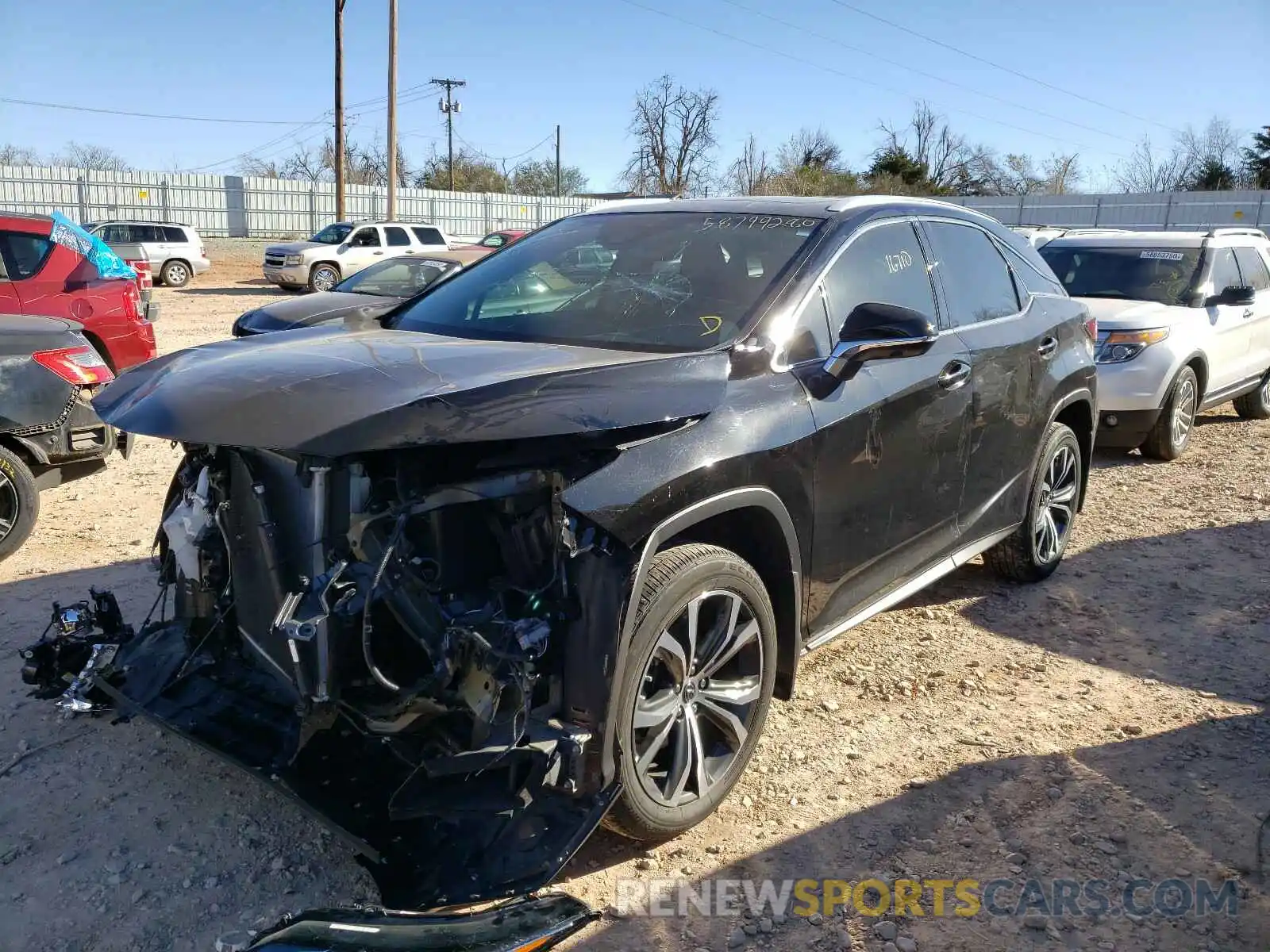 2 Photograph of a damaged car 2T2ZZMCA9KC143994 LEXUS RX350 2019