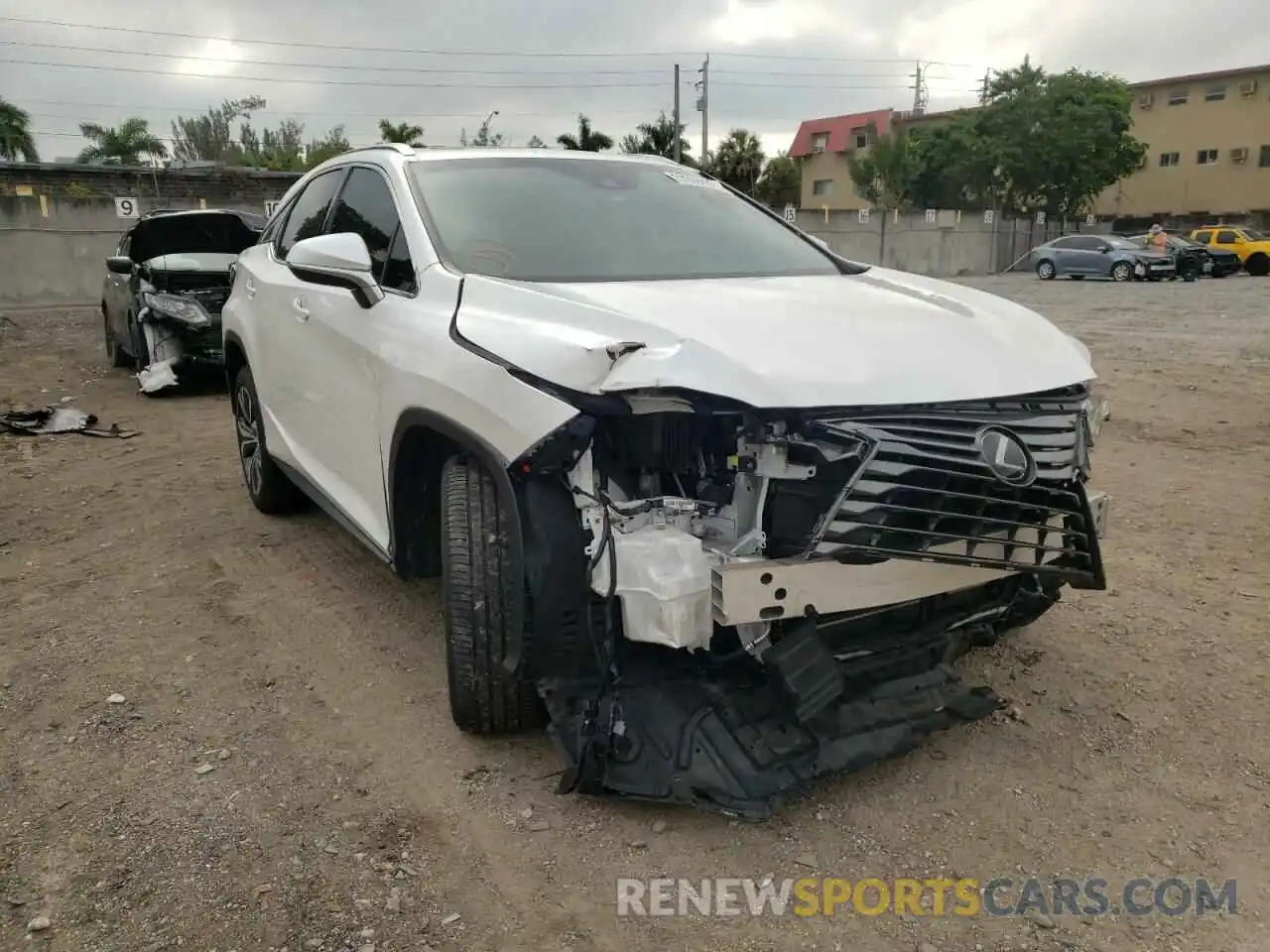 1 Photograph of a damaged car 2T2ZZMCA9KC144496 LEXUS RX350 2019