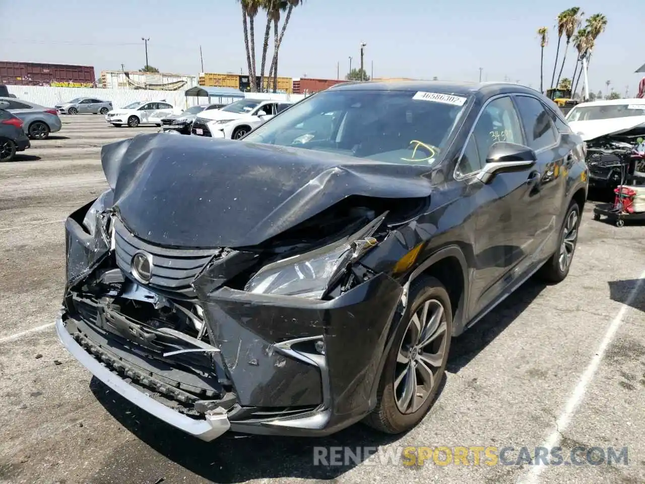 2 Photograph of a damaged car 2T2ZZMCA9KC146989 LEXUS RX350 2019