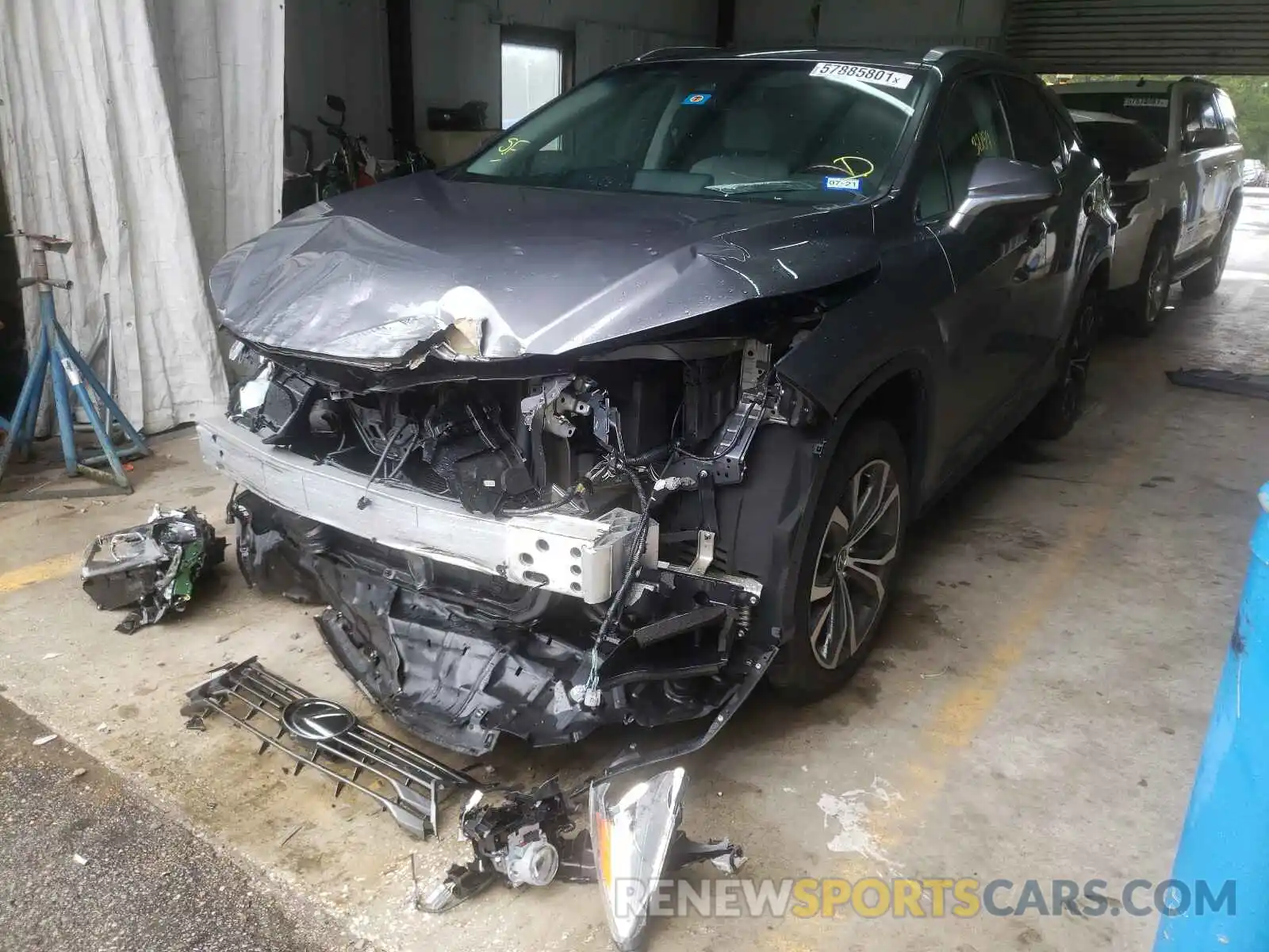 2 Photograph of a damaged car 2T2ZZMCA9KC147074 LEXUS RX350 2019