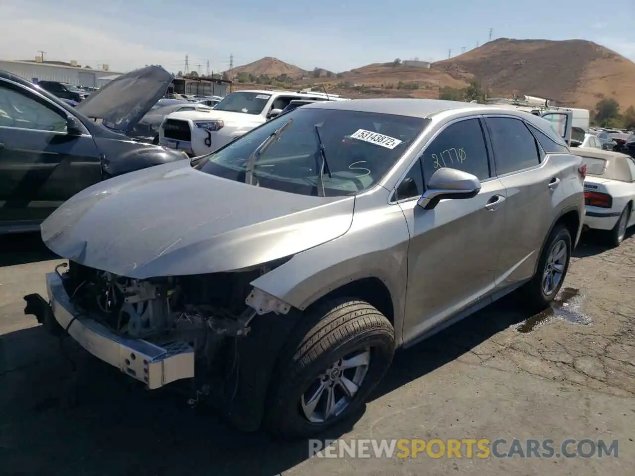 2 Photograph of a damaged car 2T2ZZMCA9KC149715 LEXUS RX350 2019