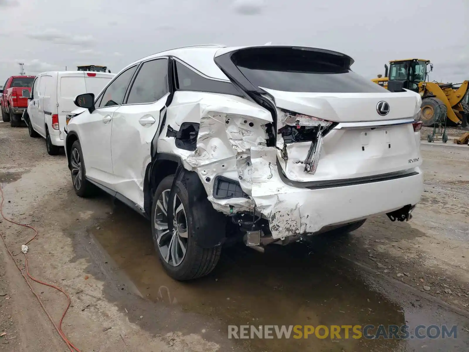 3 Фотография поврежденного автомобиля 2T2ZZMCA9KC150282 LEXUS RX350 2019