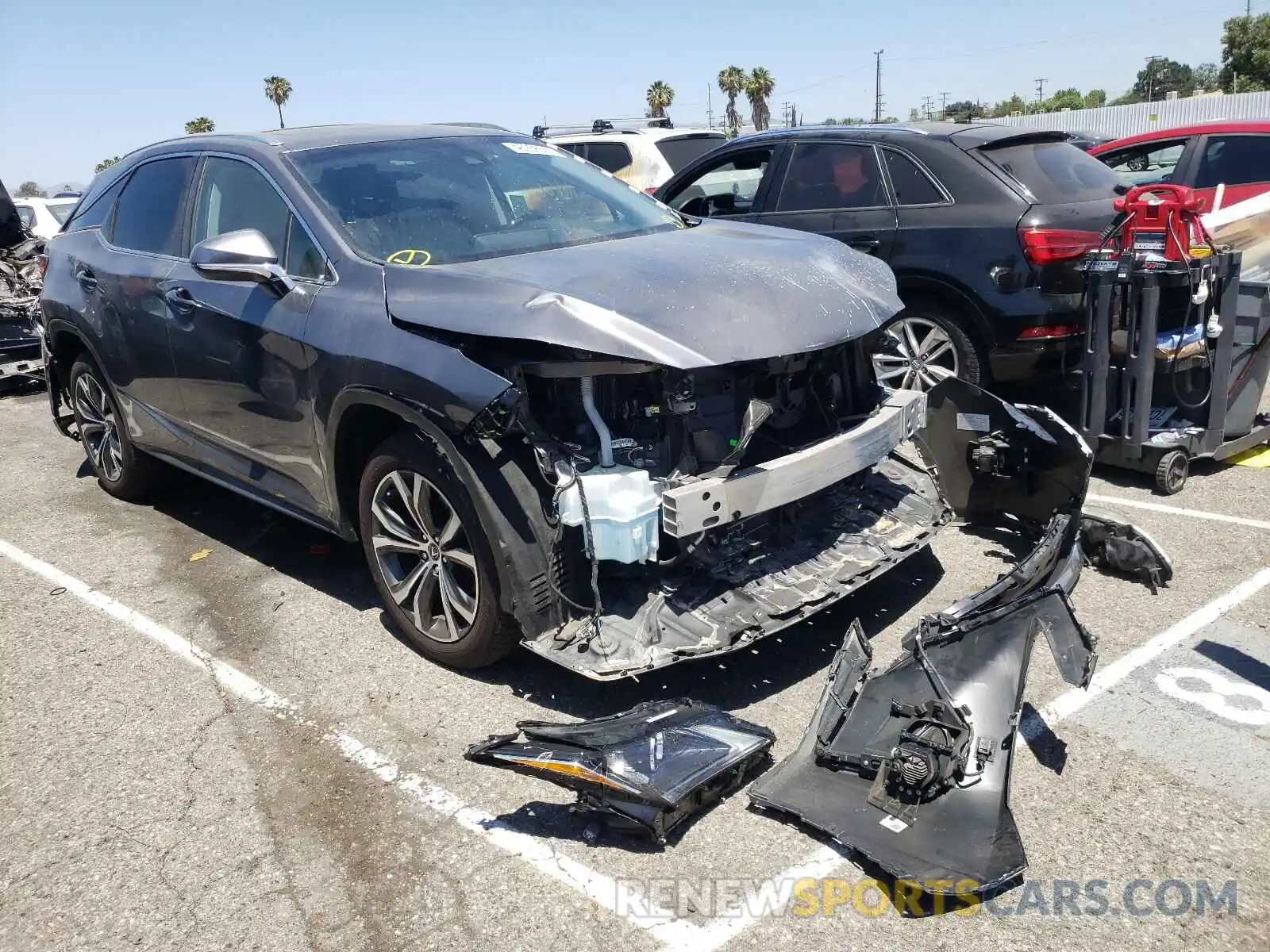 1 Photograph of a damaged car 2T2ZZMCA9KC150928 LEXUS RX350 2019