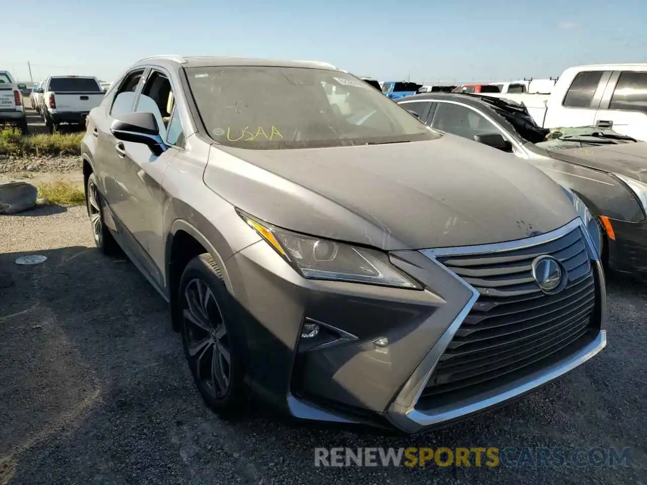 1 Photograph of a damaged car 2T2ZZMCAXKC125259 LEXUS RX350 2019