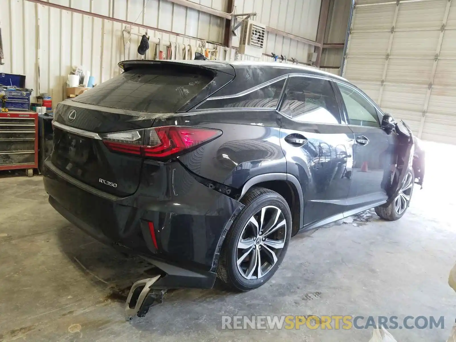 4 Photograph of a damaged car 2T2ZZMCAXKC126931 LEXUS RX350 2019