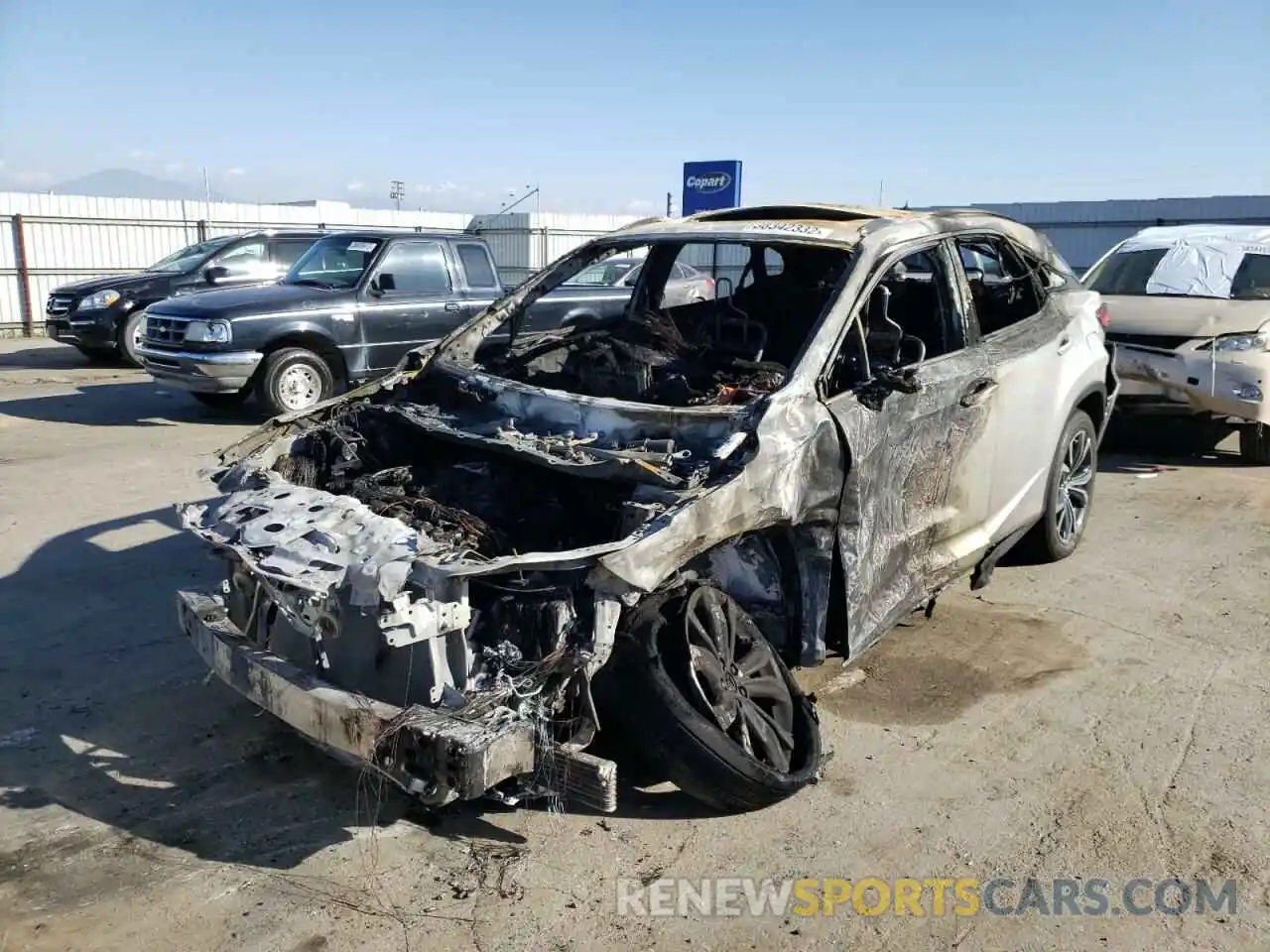 2 Photograph of a damaged car 2T2ZZMCAXKC129084 LEXUS RX350 2019