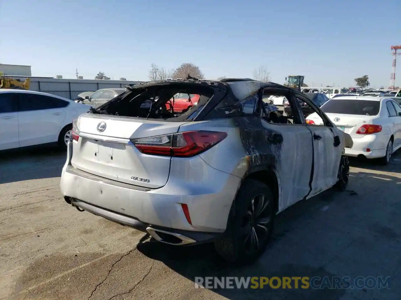 4 Photograph of a damaged car 2T2ZZMCAXKC129084 LEXUS RX350 2019