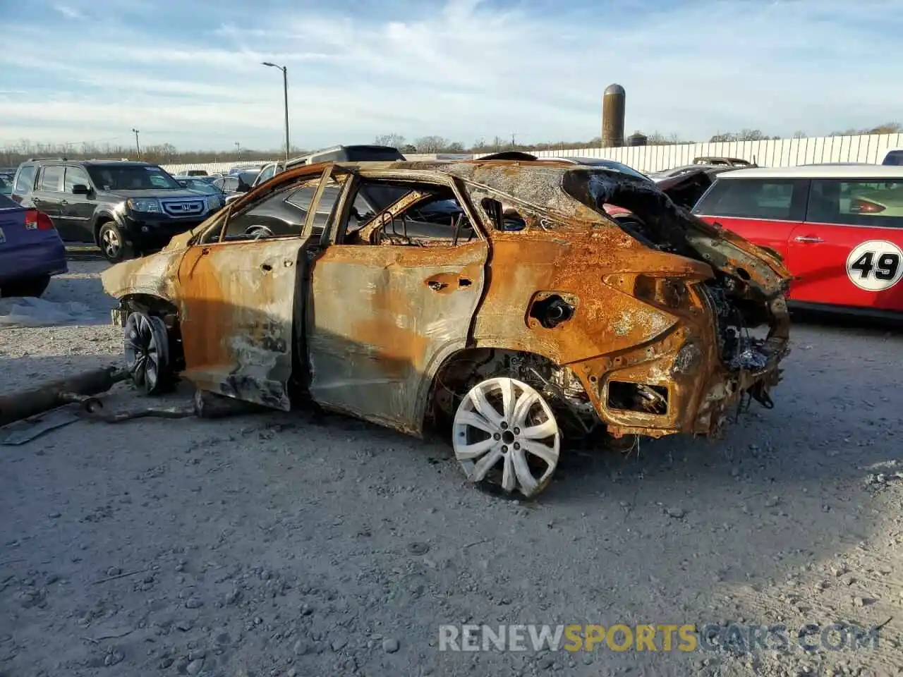 2 Photograph of a damaged car 2T2ZZMCAXKC138481 LEXUS RX350 2019